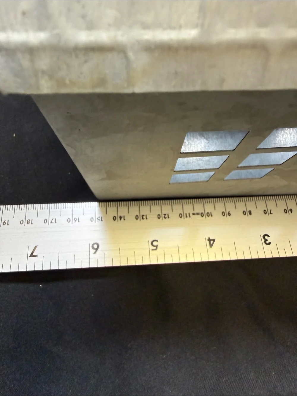 Neutral Gray Metal Church Lantern with Steeple